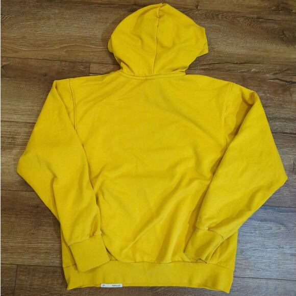 Nike Dri-Fit Standard Issue CV0864 Yellow Gold Hoodie Men's Small Zipper Pocket - Picture 6 of 8